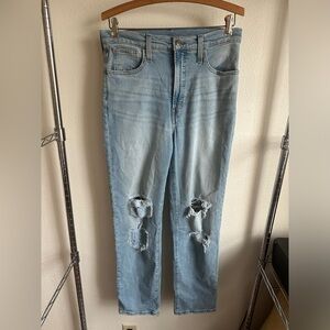 Madewell Distressed Jeans Danby Wash